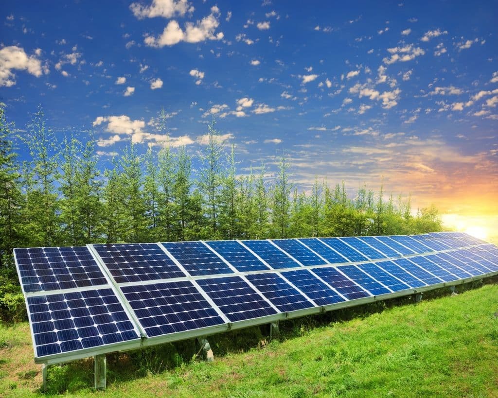 Large-scale solar panel installation by SR Solar Energy